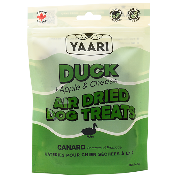Yaari Dog Treats Air Dried Duck Apple &amp; Cheese 130g