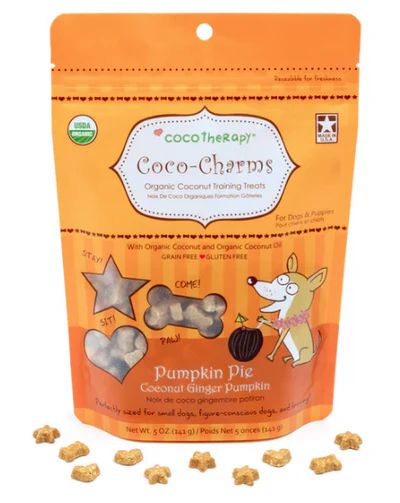 CocoTherapy Coco-Charms Training Treats – Pumpkin Pie, 5 oz
