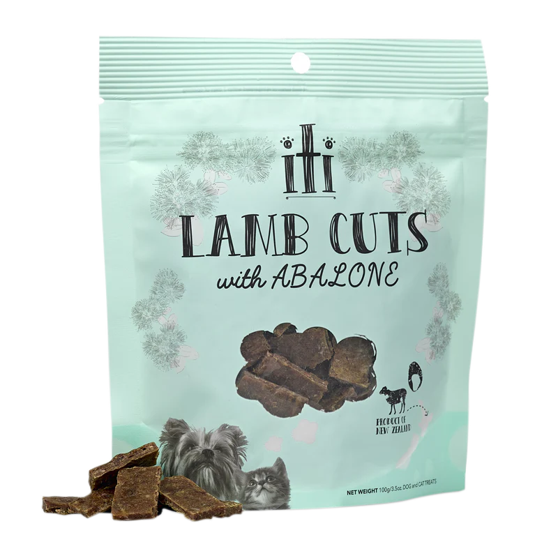 ITI Curated Cuts Lamb &amp; Abalone TREATS - 100g