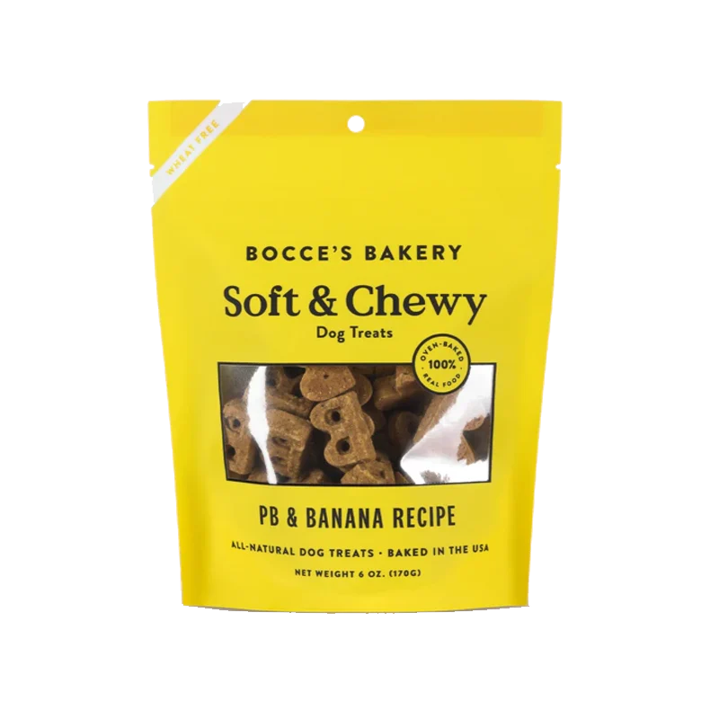 Bocce&#39;s Bakery - PB &amp; Banana Basic Soft &amp; Chewy - 6oz