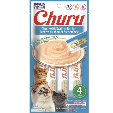 INA Churu Puree Tuna w/ Scallop 4pk