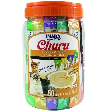 INA Churu Puree Ckn Variety 50pk JUG 25oz