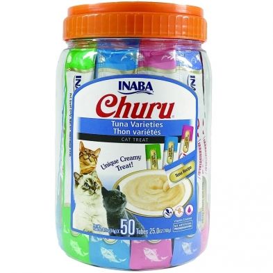 INA Churu Puree Tuna Variety 50pk JUG 25oz