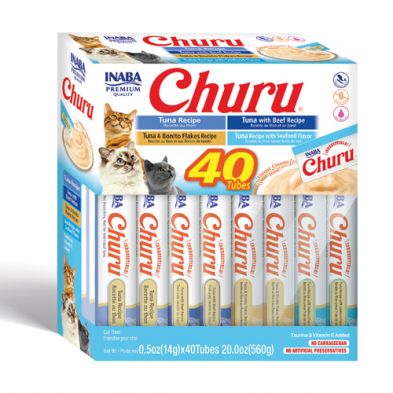 INA Churu Puree Tuna Variety BOX 40pk