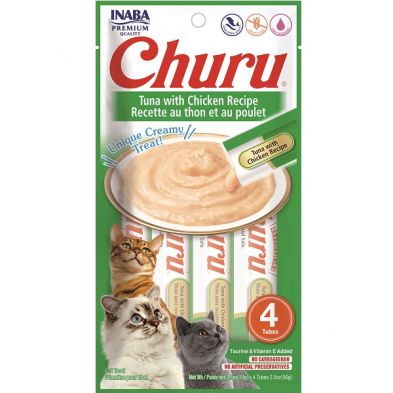 INA Churu Puree Tuna w/ Ckn 4pk