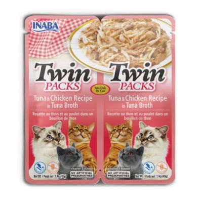 INA Twin Packs Tuna &amp; Ckn in Tuna Broth 2.8oz
