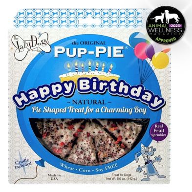 Lazy Dog Pup-PIE Happy Birthday for a Charming Boy 142g