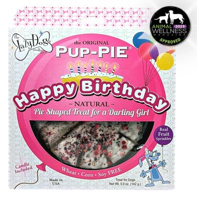 Lazy Dog Pup-PIE Happy Birthday for a Darling Girl 142g