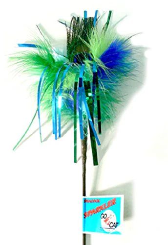 GO CAT 18-INCH PEACOCK SPARKLER WAND
