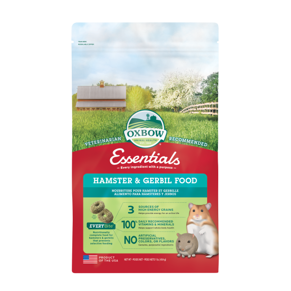 Oxbow Essentials Hamster &amp; Gerbil Food 1 lb