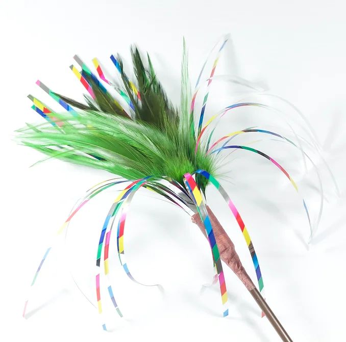 GO CAT 36-INCH SPARKLING KITTY DUSTER WAND