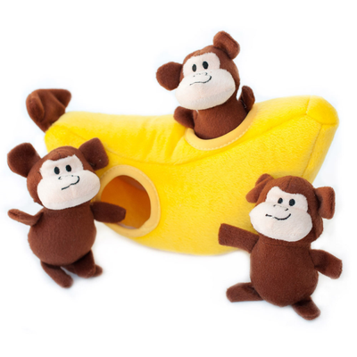ZippyPaws Zippy Burrow Monkey n Banana