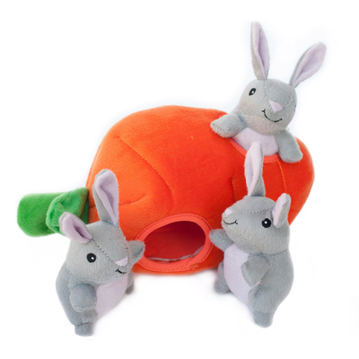 ZippyPaws Zippy Burrow Bunny n Carrot