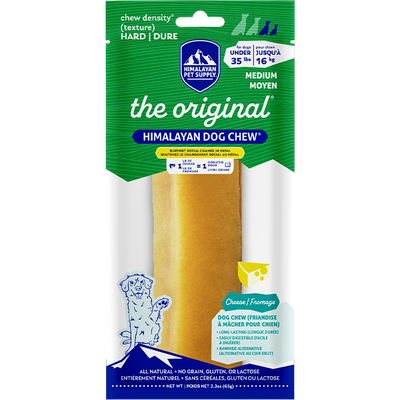 Himalayan Dog Chew Medium under 35 lb Green Pkg 2.25 oz