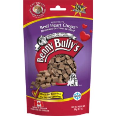 BENNY Bullys Cat Beef Heart Chops 20g