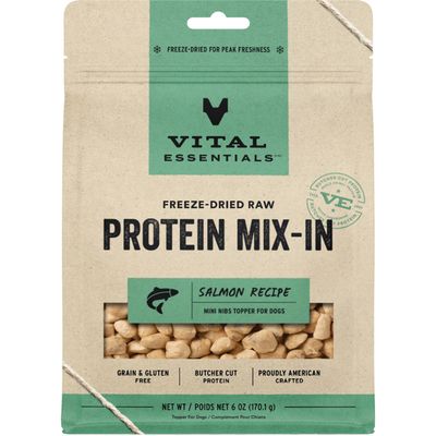 Raw Protein Mix-In Salmon Topper Mini Nibs 6OZ