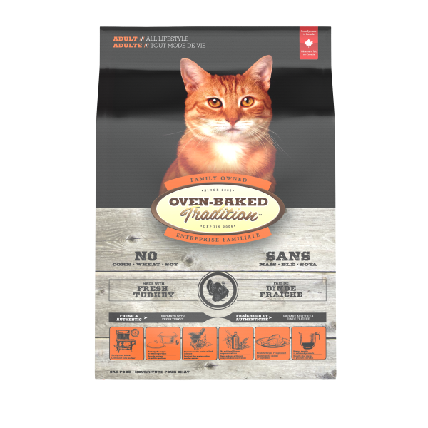 Oven-Baked Tradition Cat Adult Turkey 10 lb