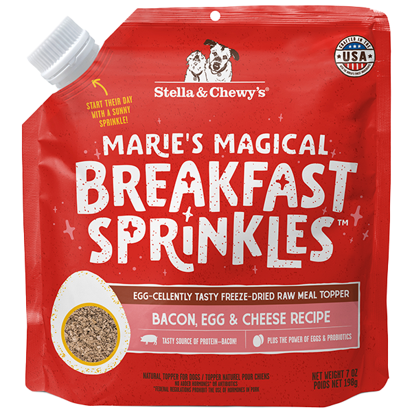 Stella&amp;Chewys Dog FD Breakfast Sprinkles BaconEgg&amp;Cheese 7oz