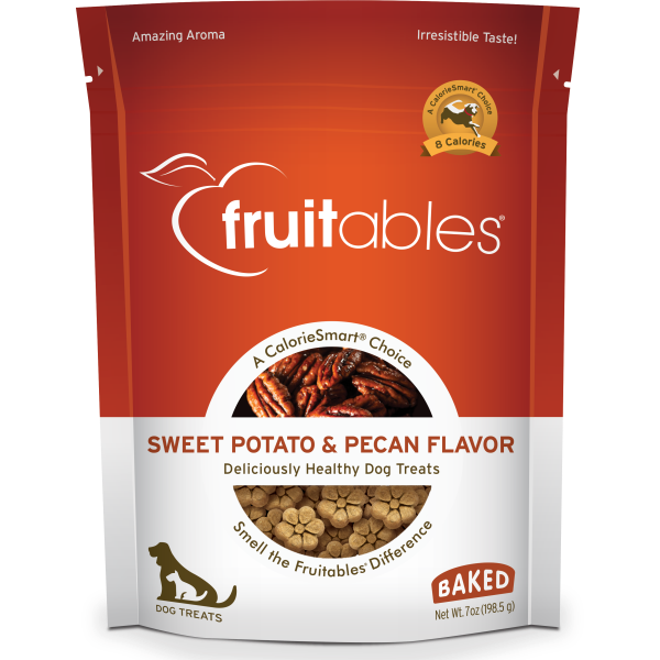 Fruitables Dog Crunchy Treats Sweet Potato &amp; Pecan 198g