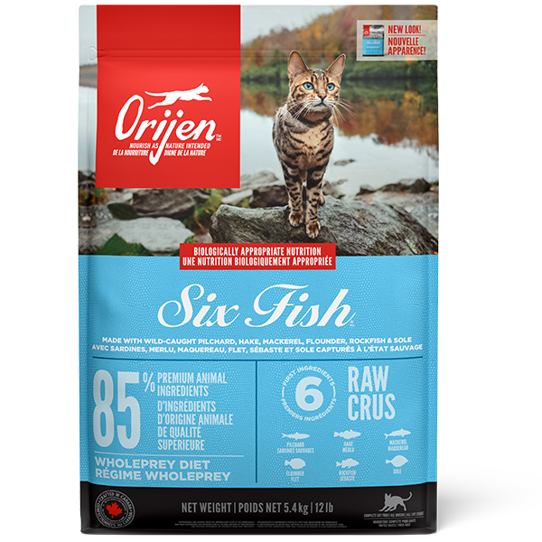 ORIJEN Cat Six Fish, Size: 1.8kg
