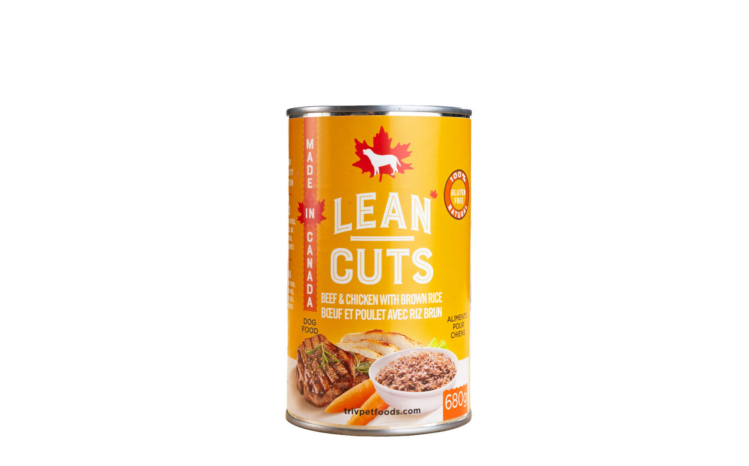 Lean Cuts Beef, Chicken & Rice 680g