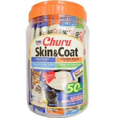 Churu Skin &amp; Coat Variety 50pk 25oz Jug