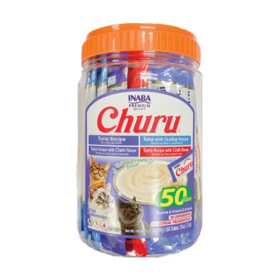 Churu Puree Tuna Seafood 50pk JUG 25oz