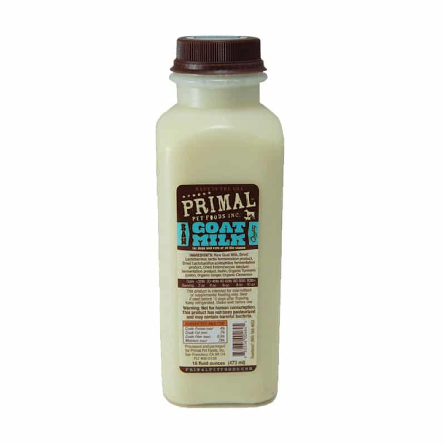 Primal - Raw Goats Milk - 16 oz