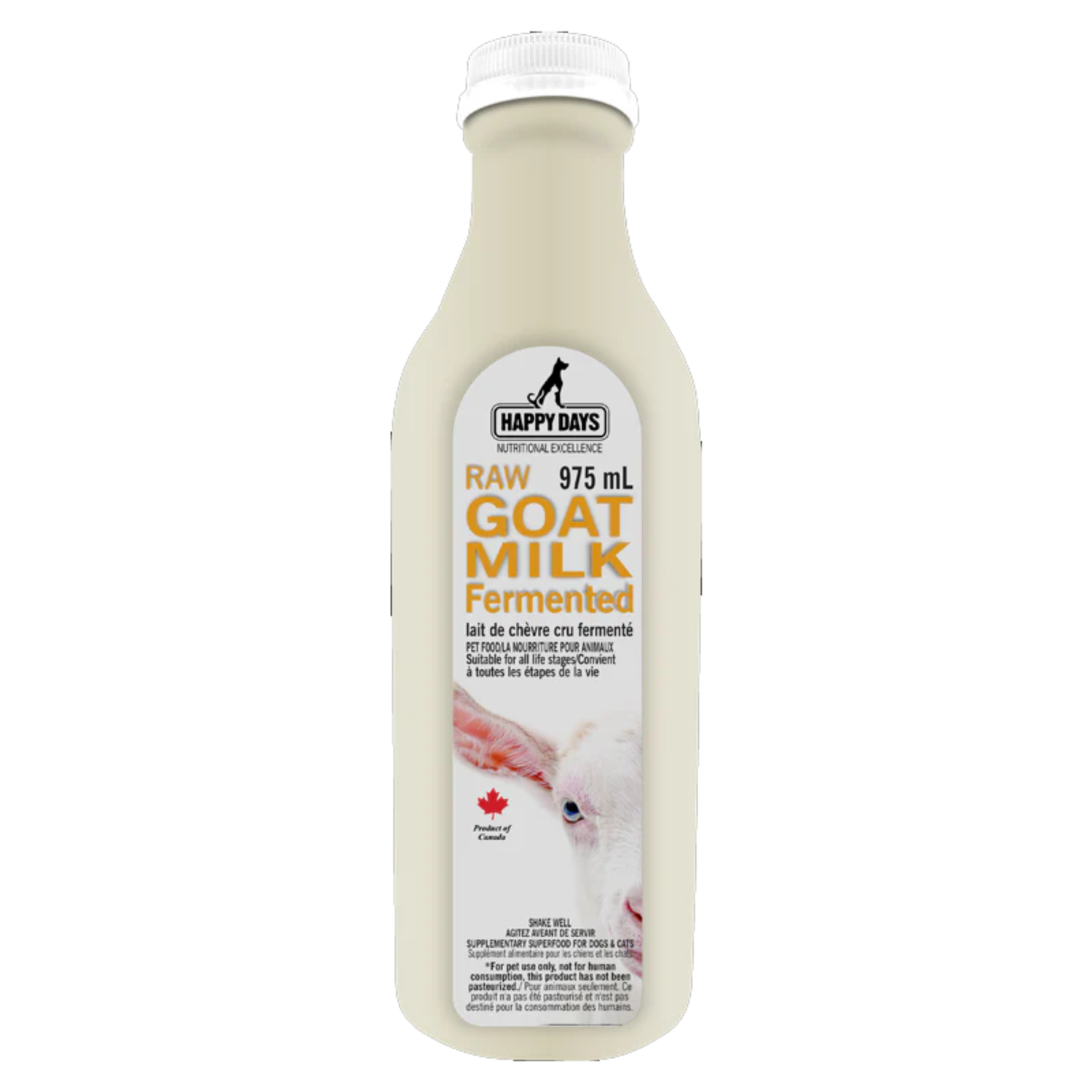 Happy Days - Raw Fermented Goat milk - 975ml