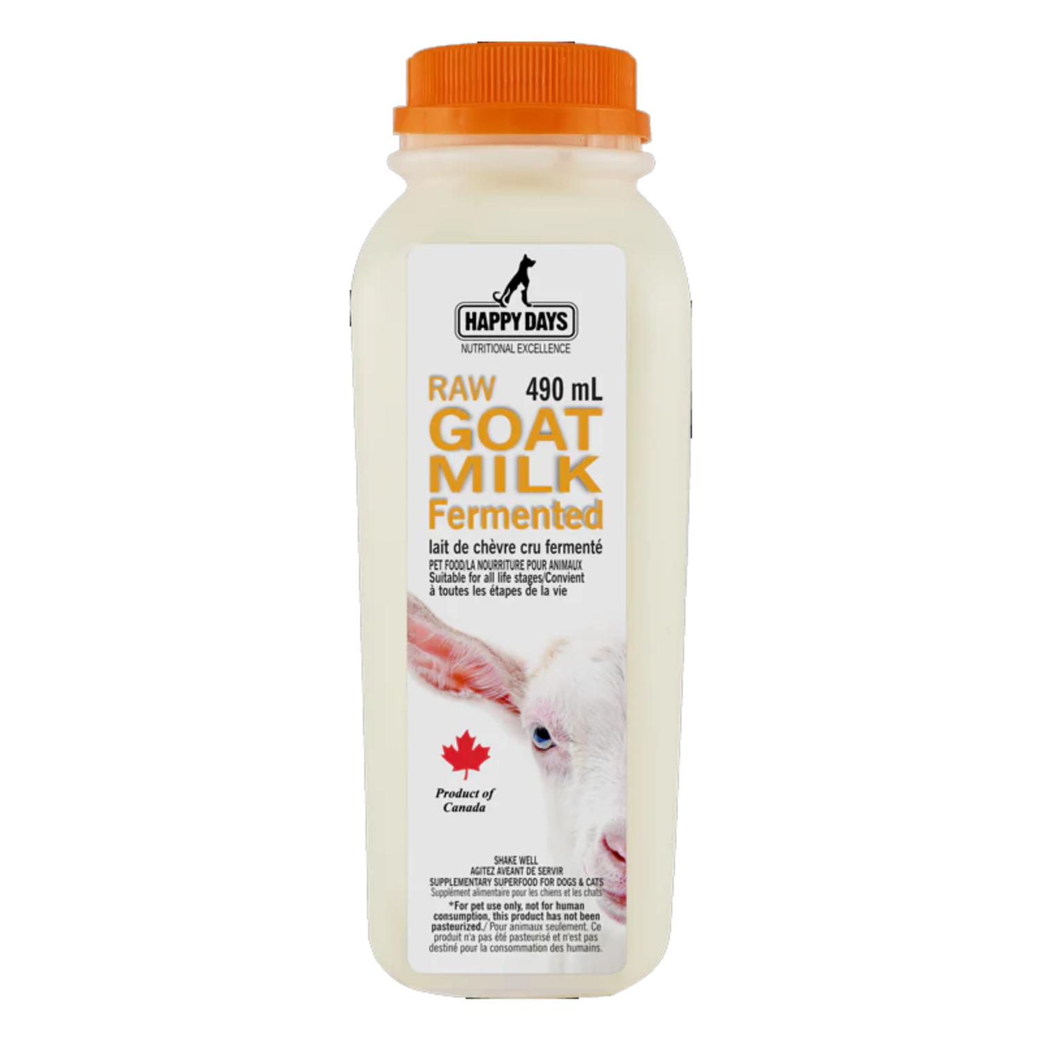 Happy Days - Raw Fermented Goat milk - 490ml