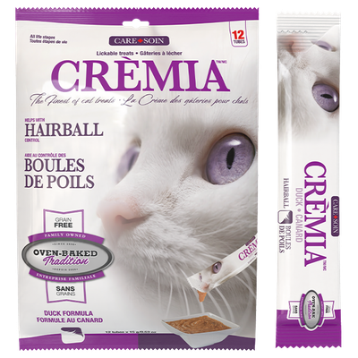 Oven-Baked Tradition Cat Cremia Puree Hairball Duck 180g