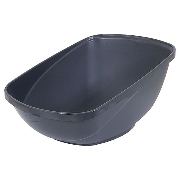 Hi-Back Open Litter Pan Jumbo Blue Steel