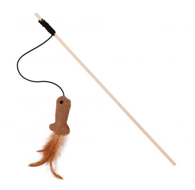 BUDZ CAT Toy Swing Stick FISH ECO