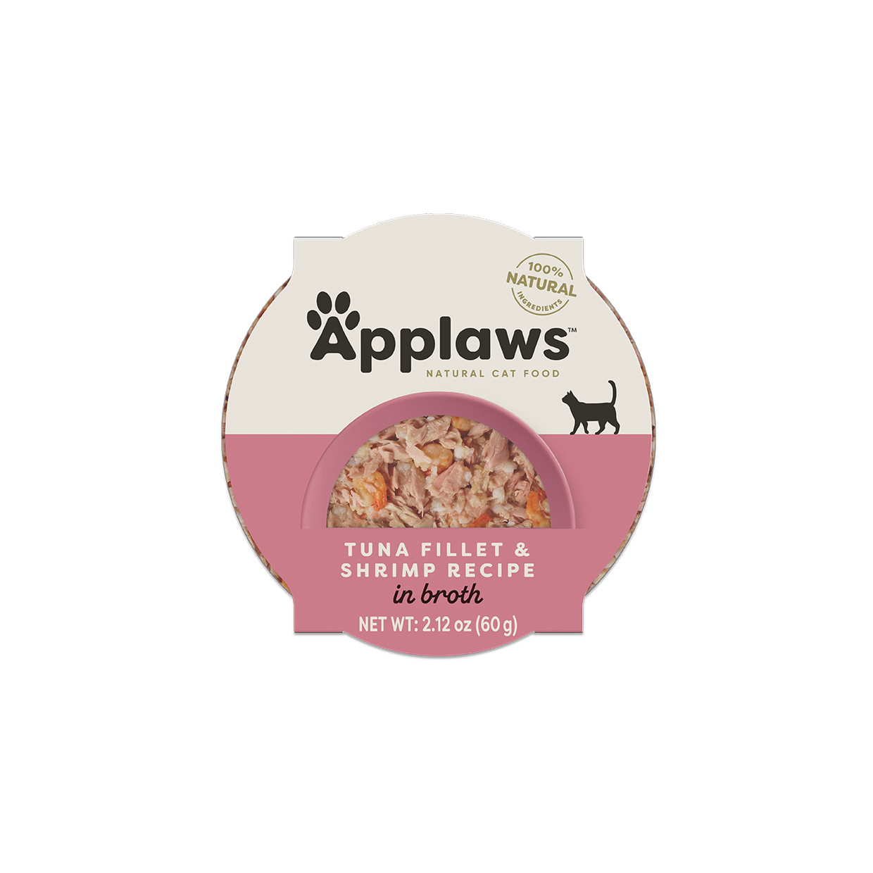 Applaws Tuna Fillet &amp; Shrimp in Broth 60g