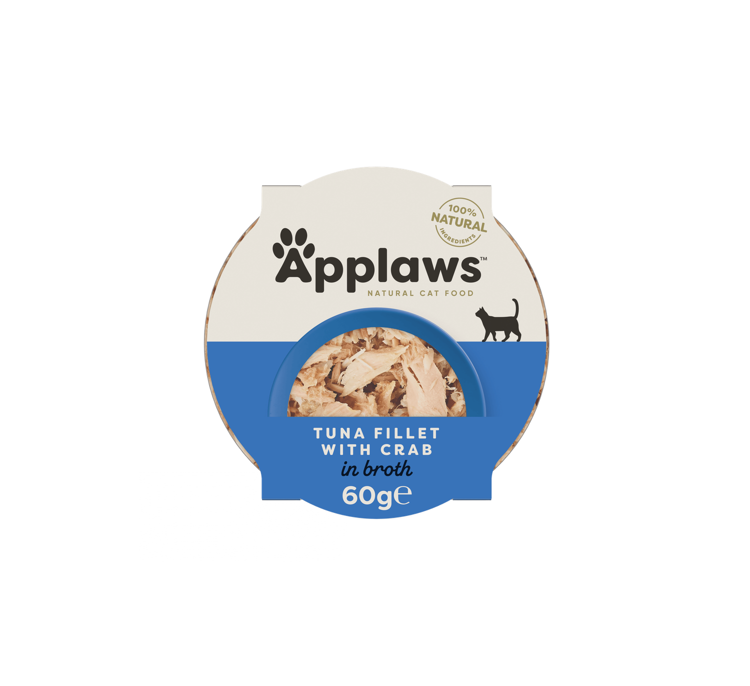 Applaws Tuna Fillet &amp; Crab in Broth 60g
