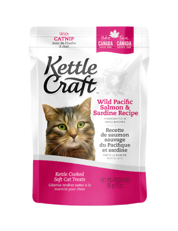 KC - Wild Pacific Salmon &amp; Sardine Cat Treats - 85g