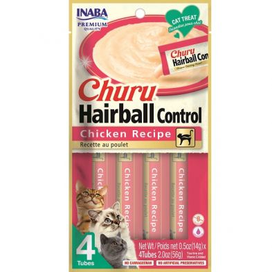 Churu Puree Hairball Control Chicken 2oz