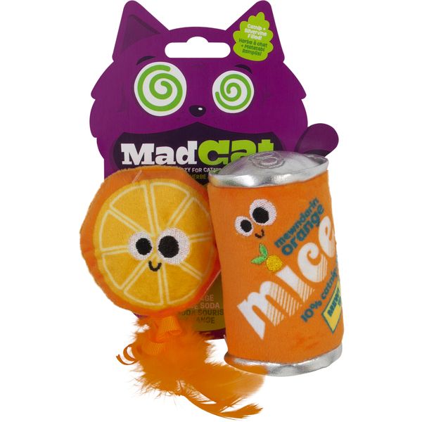 Orange Mice Soda 2PK Cat Toy Orange Mice Soda 2PK Cat Toy