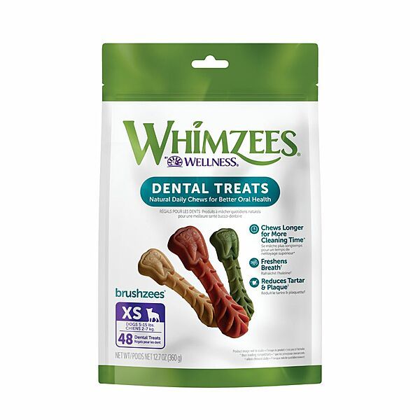 Whimzees Brushzees XSmall 48PK Whimzees Brushzees XSmall 48PK