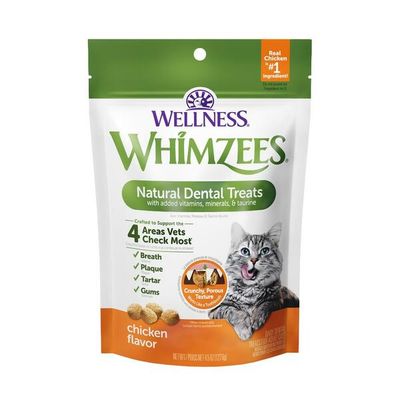 Whimzees Dental Treats Cat Chicken Flavor 4.5OZ