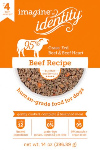 IDENTITY Dog Imagine 95% Beef Gently Cooked 8/14oz