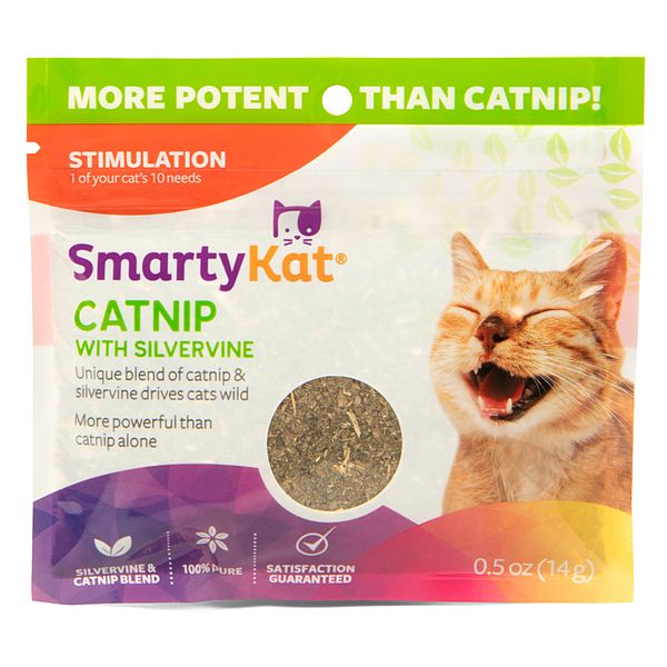 SmartyKat Catnip & Silvervine 0.5OZ SmartyKat Catnip & Silvervine 0.5OZ