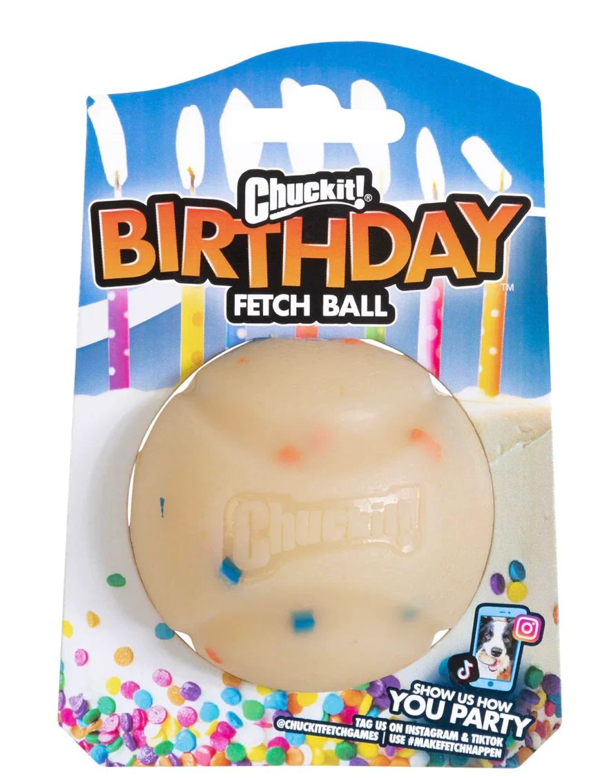 ChuckIt Birthday Fetch Ball