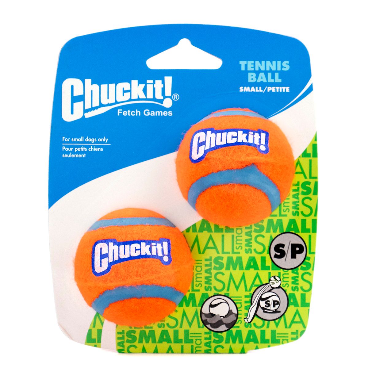 ChuckIt Tennis Ball 2PK - Small 2"