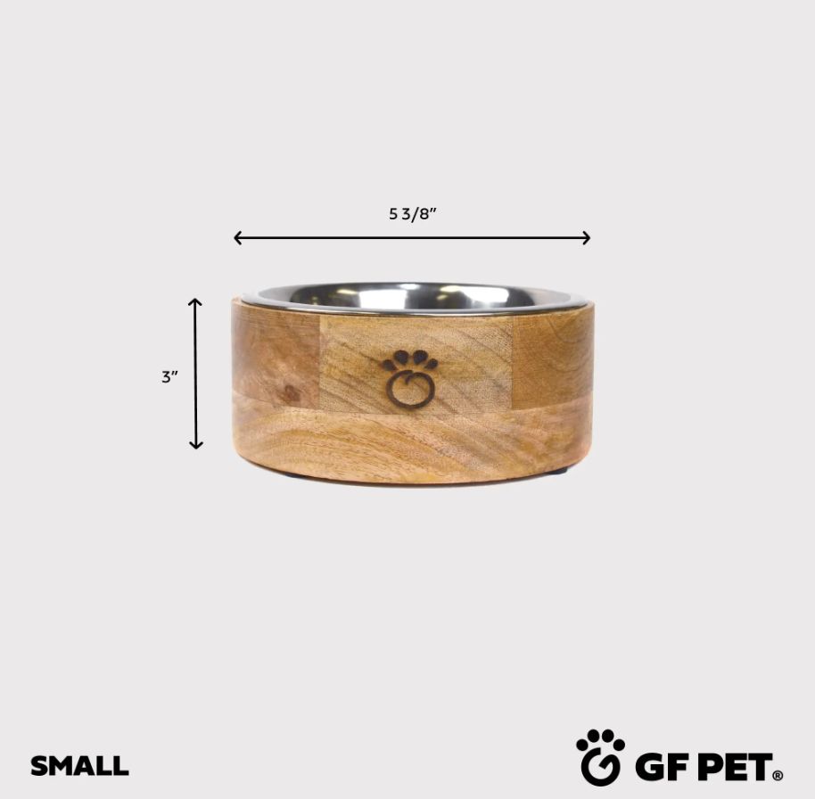 GF PET Mango Wood Bowl - Small