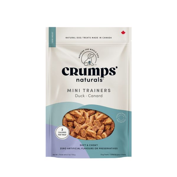 Crumps' Naturals Dog Mini Trainers Semi-Moist Duck 132g