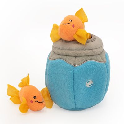 ZippyClaws Burrow Fish in Bowl
