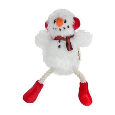 TALL TAILS Snowman Pull-Through Rope Tug Dog Toy TALL TAILS Snowman Pull-Through Rope Tug Dog Toy