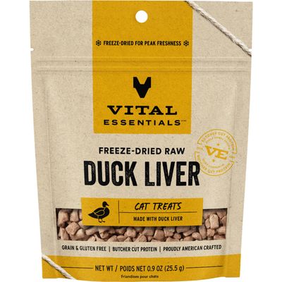 VITAL ESSENTIALS FD Cat Duck Liver 0.9OZ