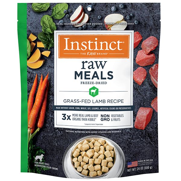 Instinct Dog FD Raw Meals Lamb 24 oz Instinct Dog FD Raw Meals Lamb 24 oz